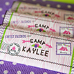 Glam Camping Glamping Printable Chocolate Bar Wrappers